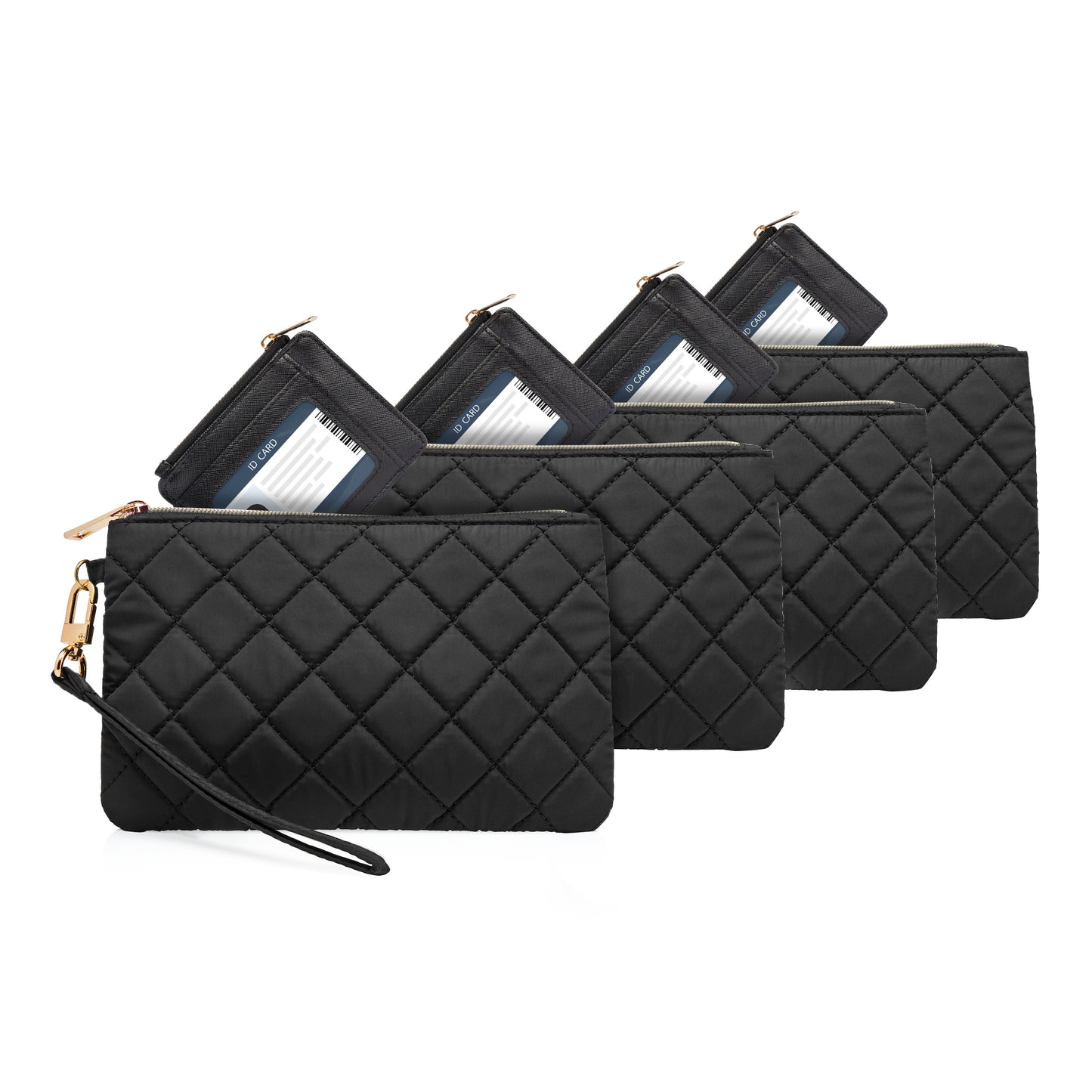 Card Case & Wristlet Set of 4