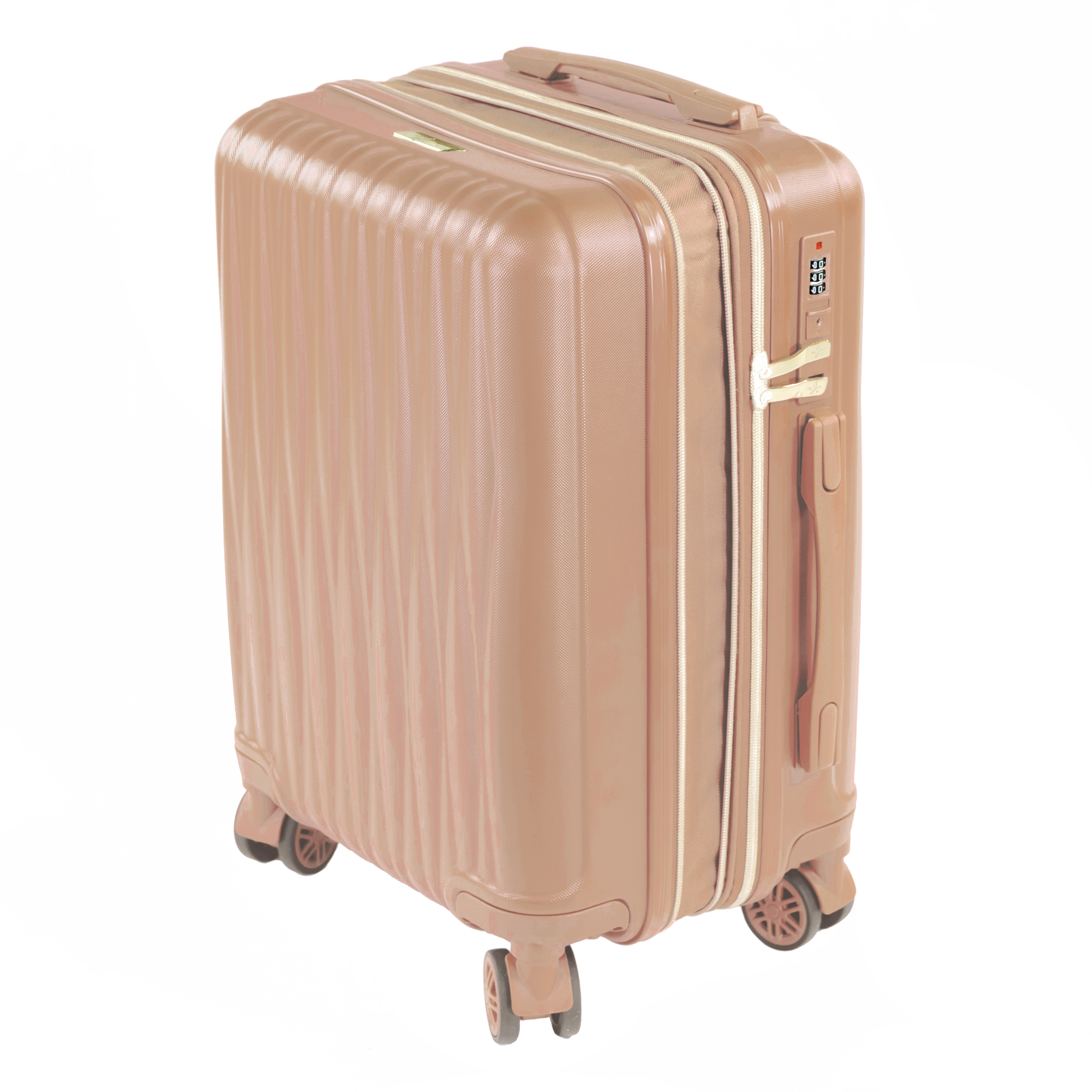 Ms. Jetsetter 2-Piece Expandable Luggage Set with Bonus Shoe Bag & 3-Piece Packing Cube Set