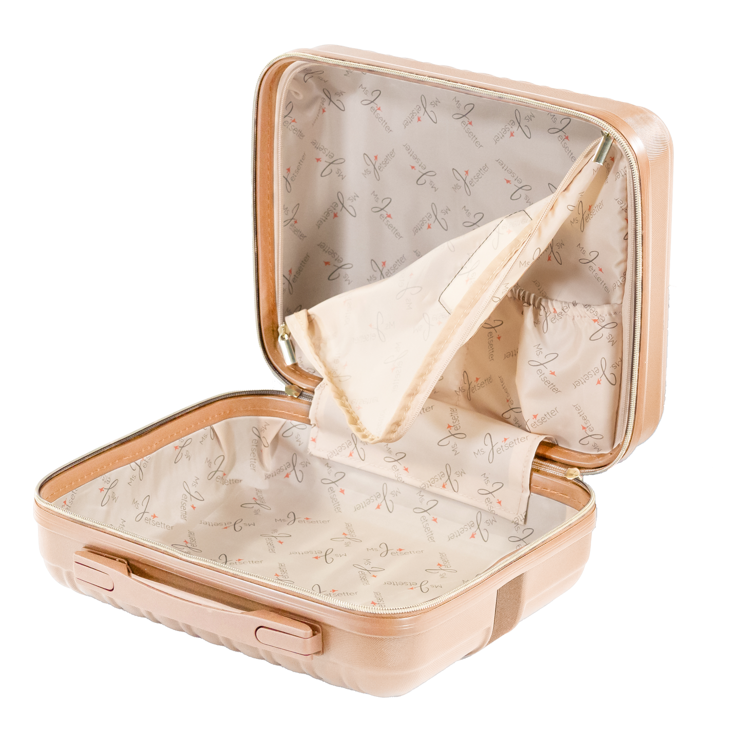 Ms. Jetsetter 2-Piece Expandable Luggage Set with Bonus Shoe Bag & 3-Piece Packing Cube Set