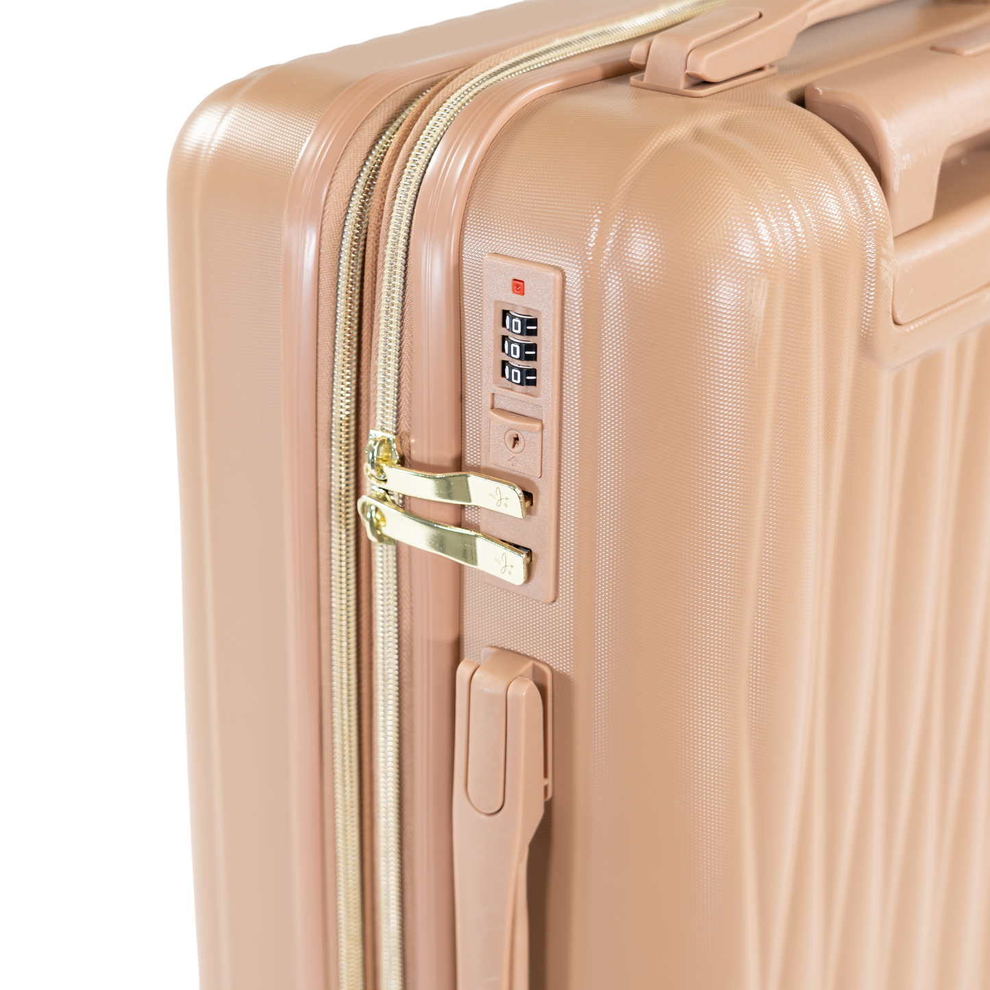 Ms. Jetsetter 2-Piece Expandable Luggage Set with Bonus Shoe Bag & 3-Piece Packing Cube Set