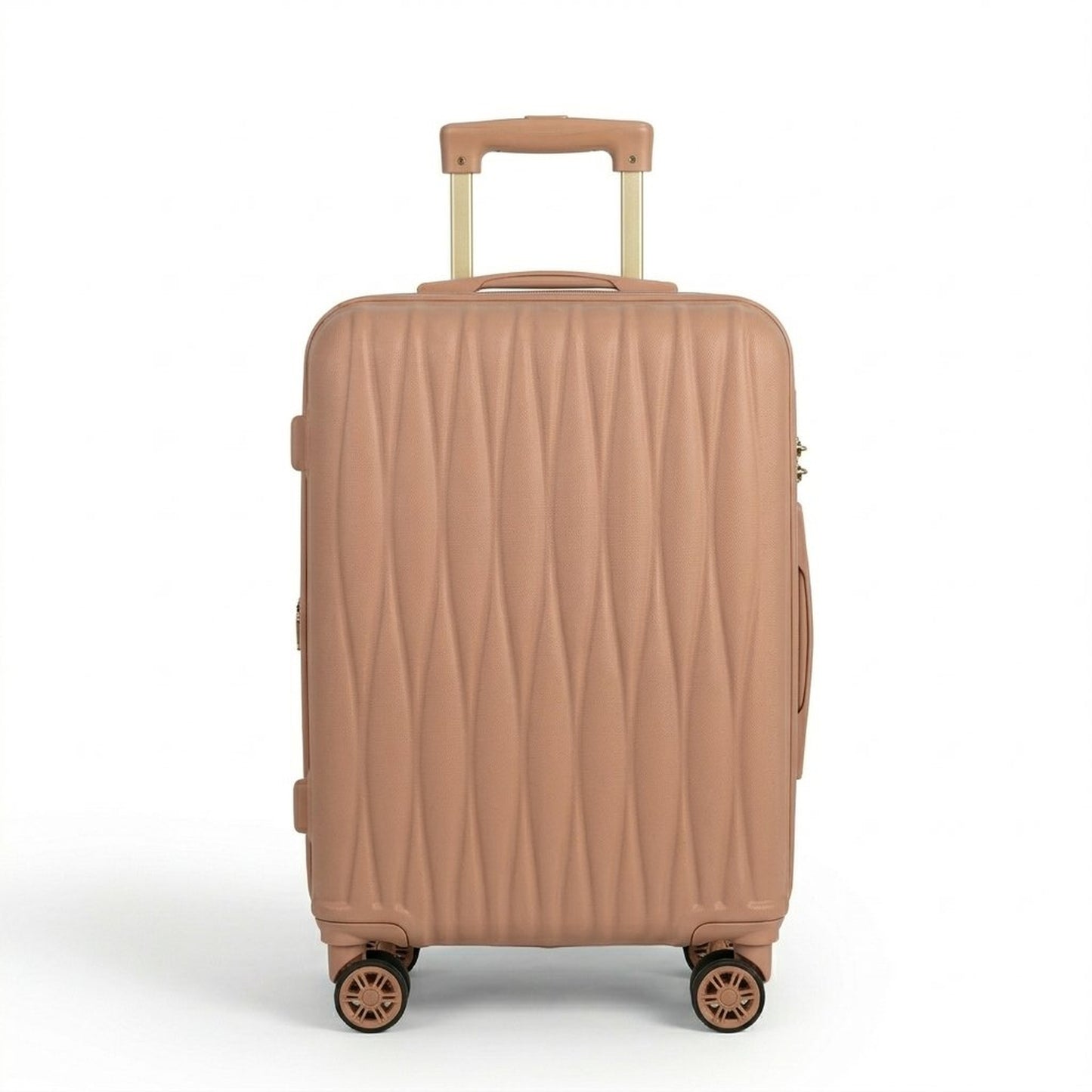 Ms. Jetsetter 2-Piece Expandable Luggage Set with Bonus Shoe Bag & 3-Piece Packing Cube Set