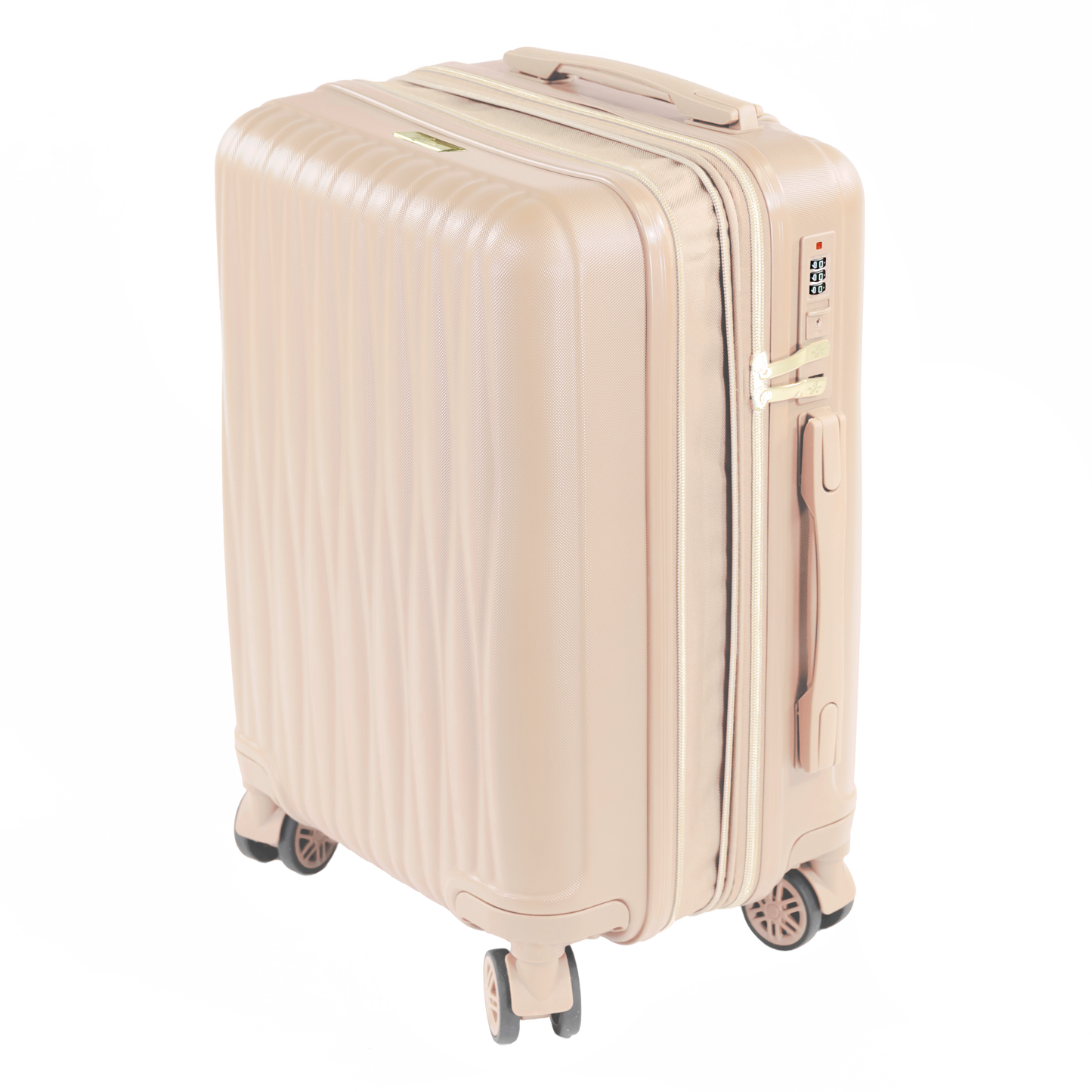 Ms. Jetsetter 2-Piece Expandable Luggage Set with Bonus Shoe Bag & 3-Piece Packing Cube Set