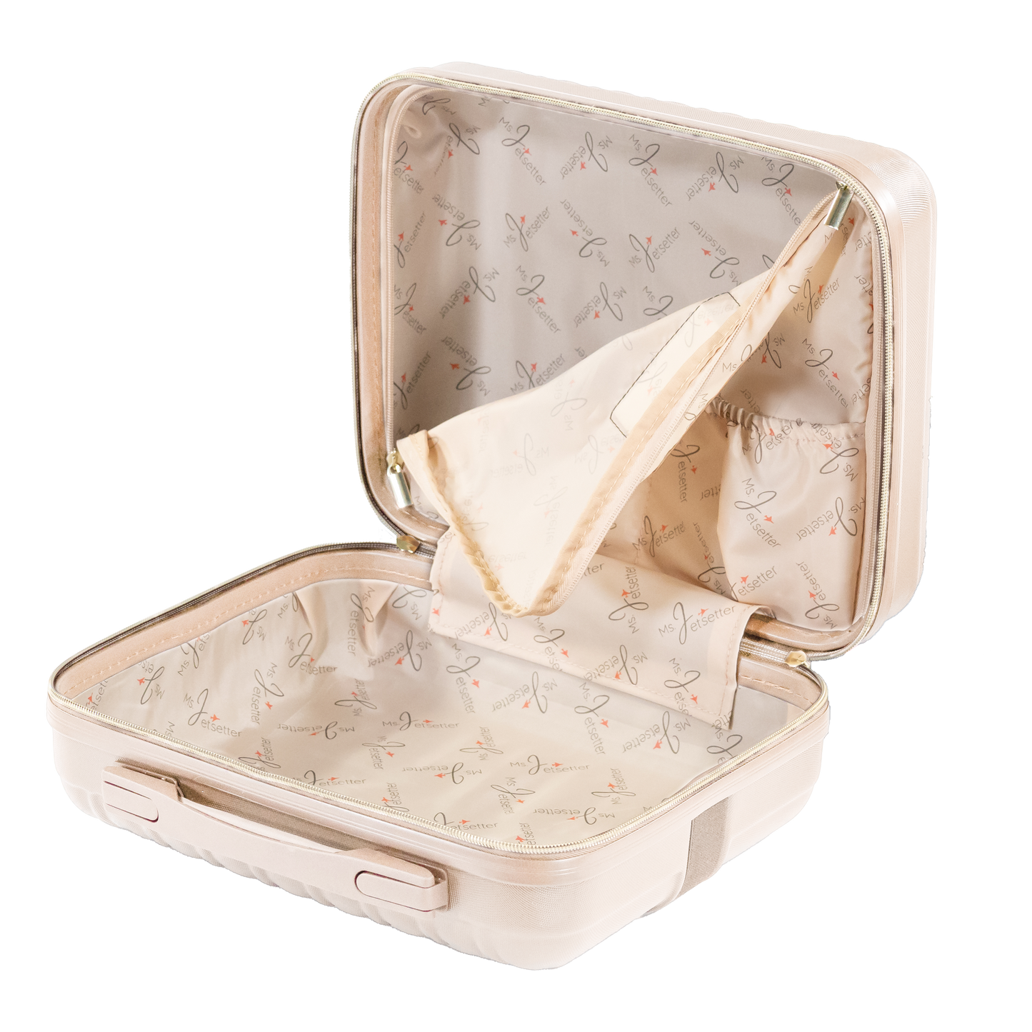 Ms. Jetsetter 2-Piece Expandable Luggage Set with Bonus Shoe Bag & 3-Piece Packing Cube Set