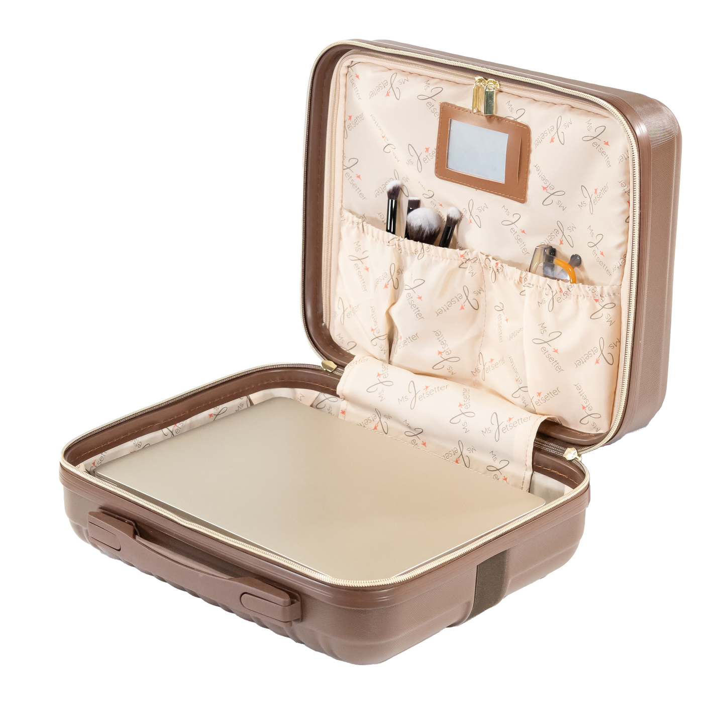 Ms. Jetsetter 2-Piece Expandable Luggage Set with Bonus Shoe Bag & 3-Piece Packing Cube Set