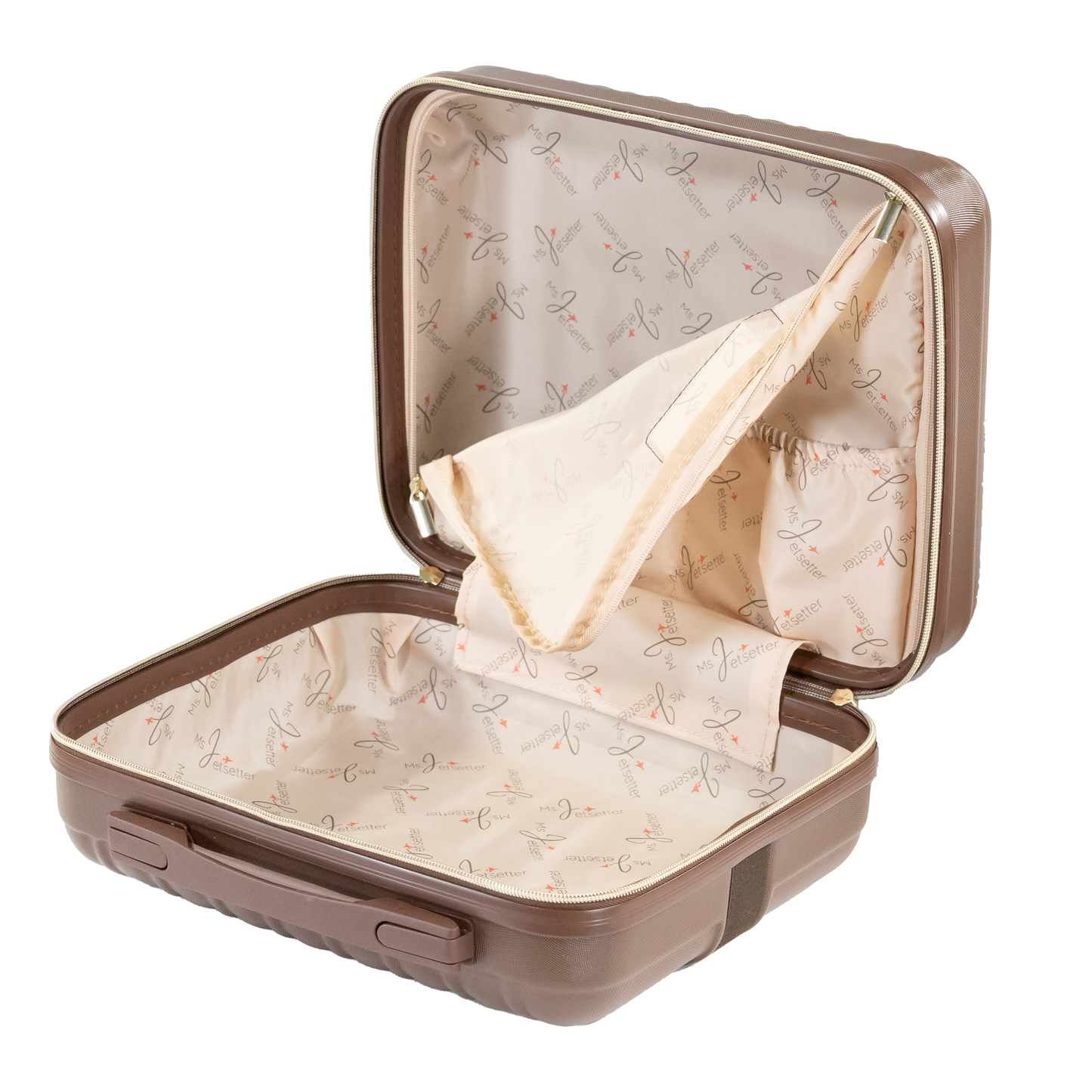 Ms. Jetsetter 2-Piece Expandable Luggage Set with Bonus Shoe Bag & 3-Piece Packing Cube Set