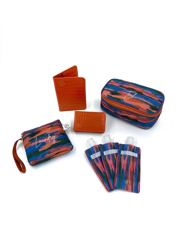 Travel Essentials Carnivale Collection Complete Set | 5 Accessories | Multi Hue