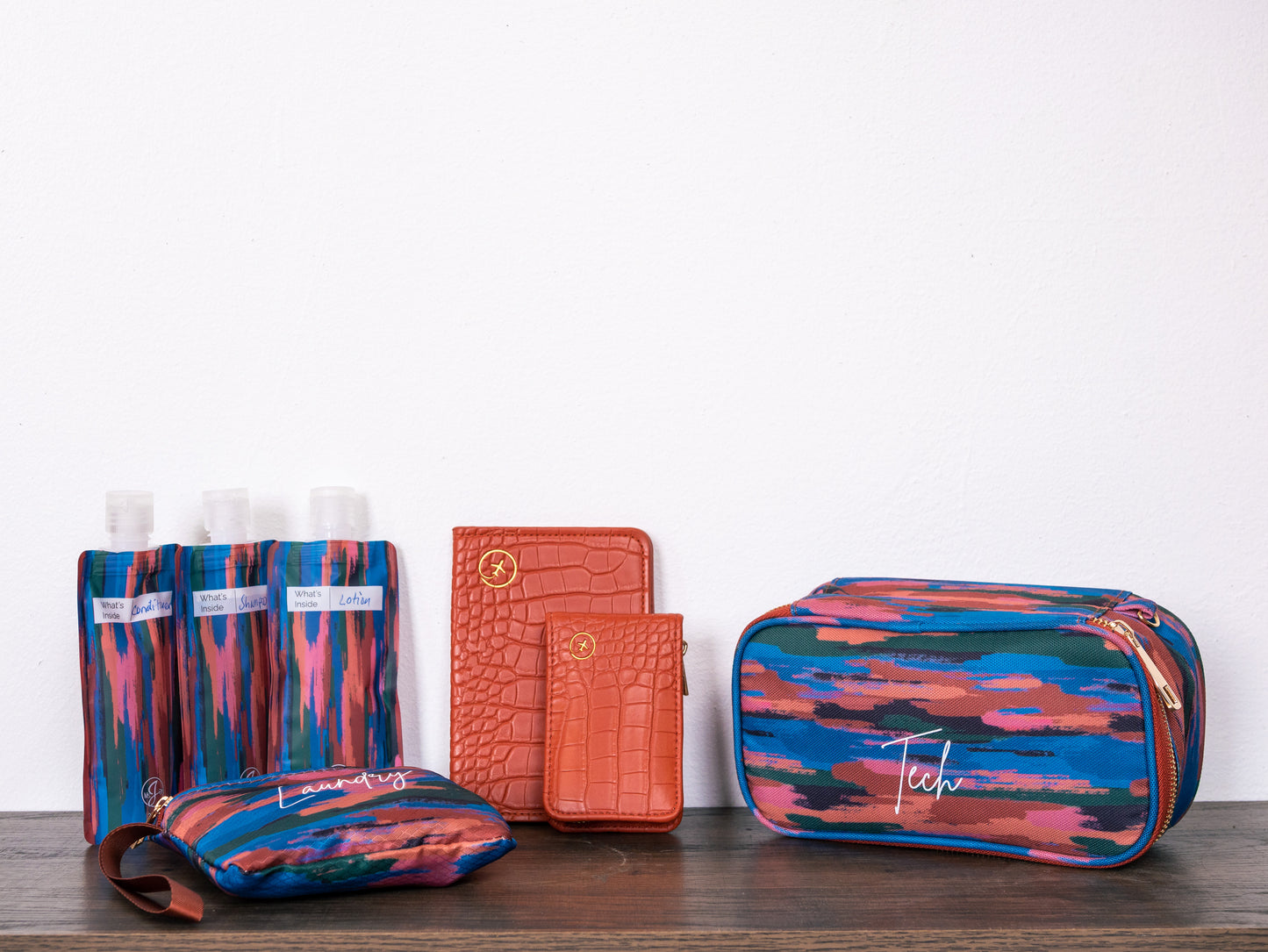 Eco Travel Bottles | 3-Piece Set | Multi Hued