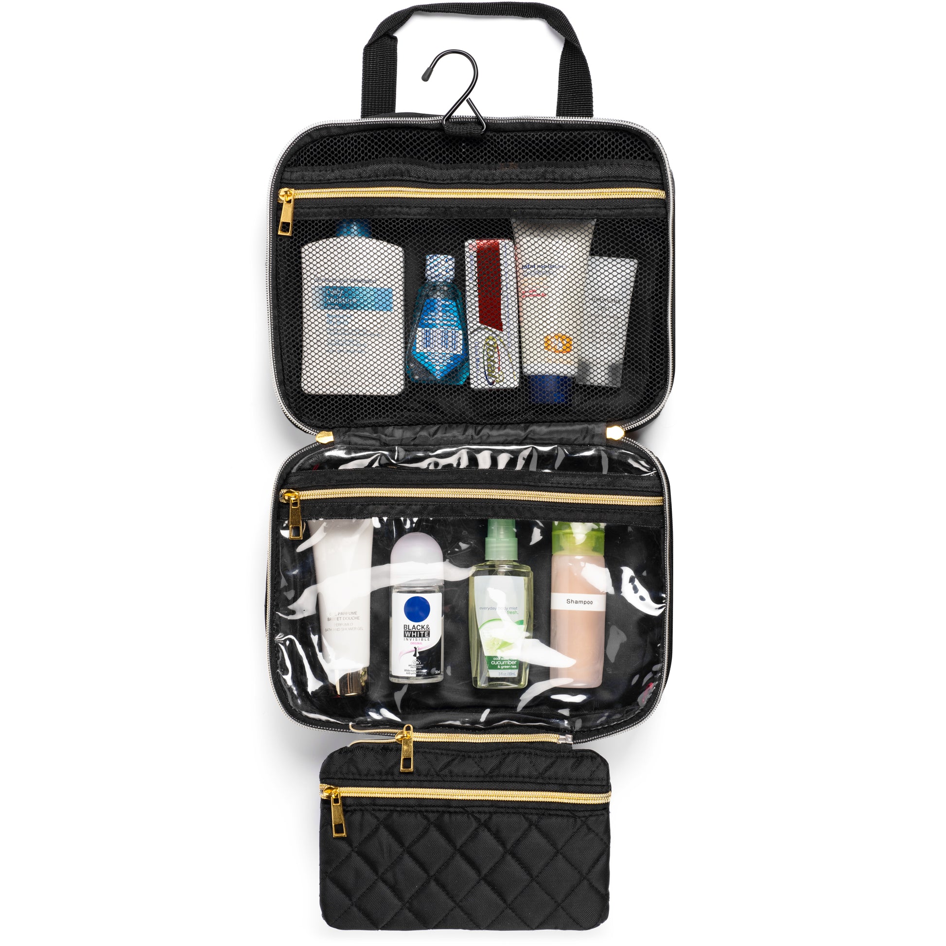 Hanging Toiletry Bag Black Hanging Toiletry Bag Black